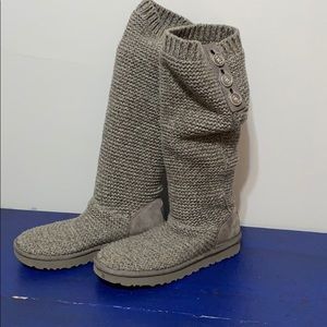 Ugg Cardy Cable Knit Boots